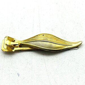 Lady Ellen Gold Tone Metal Hair Clip Vintage Signed Barrette